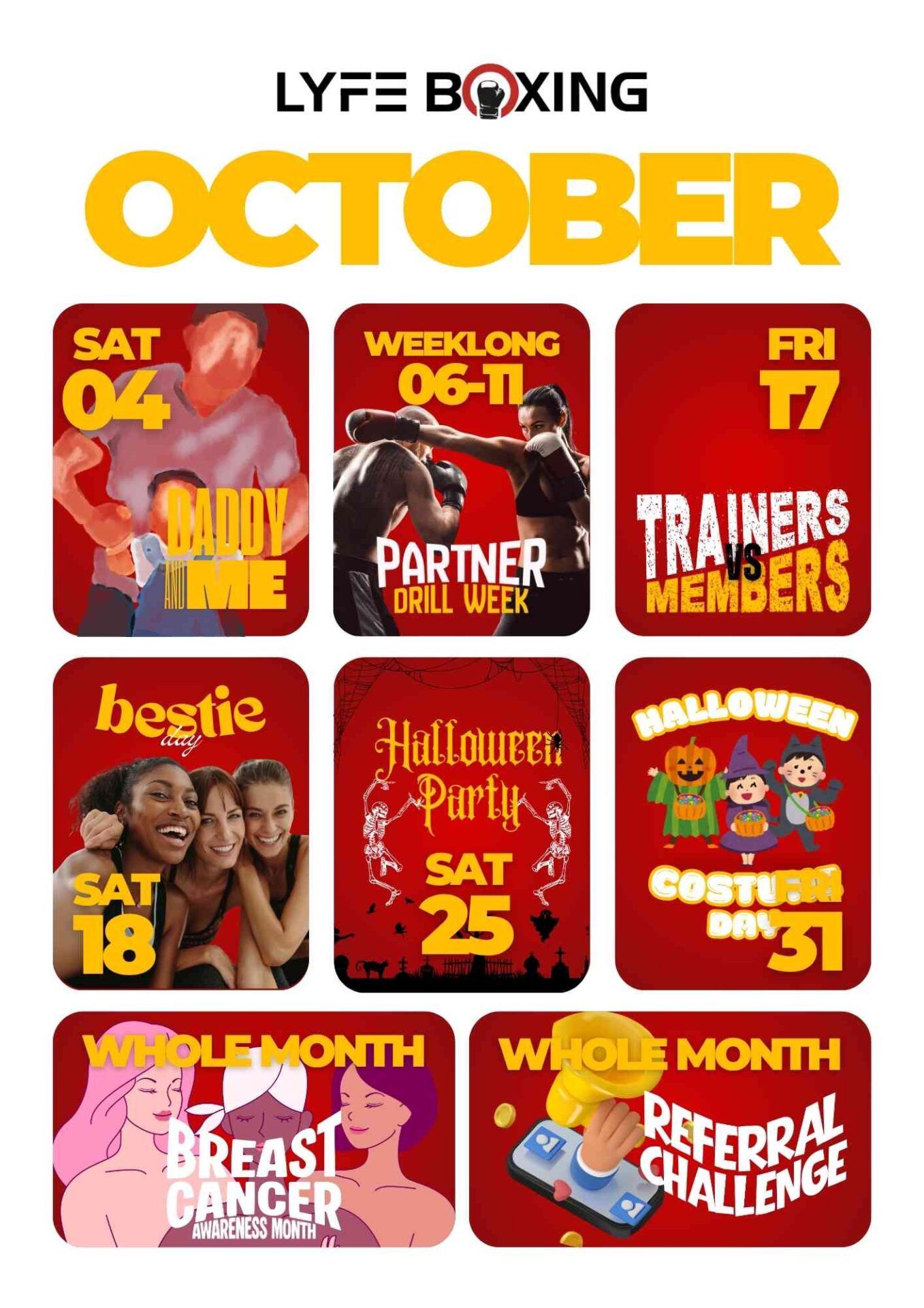 OCTOBER CALENDAR